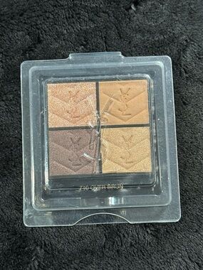 BNIB Yves Saint Laurent Four-Color Eyeshadow Quartet in Gold, Bronze, Tan, Brown